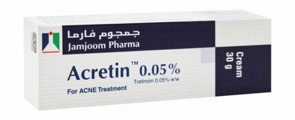 acretin 0.05% tretinoin cream for treating acne