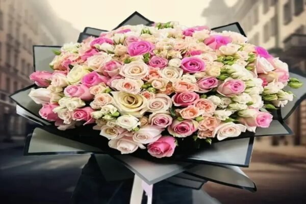 big bouquet of flowers